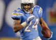 Ryan Mathews running with the football for the San Diego Chargers